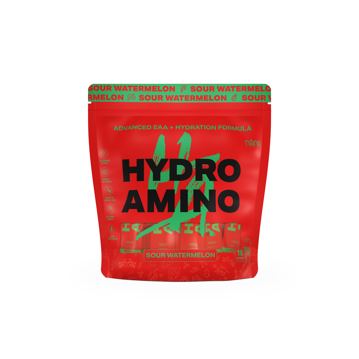 Aminoacizi si Electroliti, Nanosupps, Hydro Amino, 195g