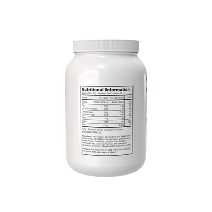 Informatii nutritionale ISO Grade Coffee Mocha 23g proteina 30 portii