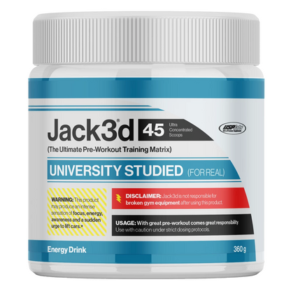 Pre-Workout, USP Labs, Jack3d, 45 Servings