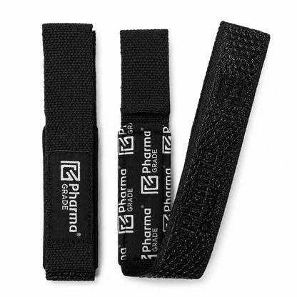 Chingi, Pharma Grade, Lifting Straps, Black & White