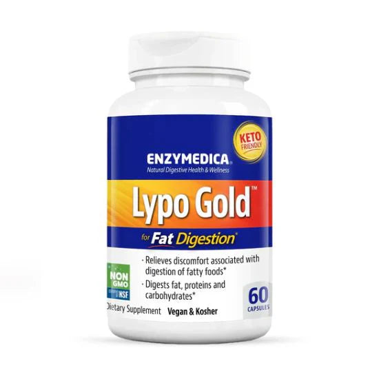 Enzime Digestive, Enzymedica, Lypo Gold, 60 Capsule