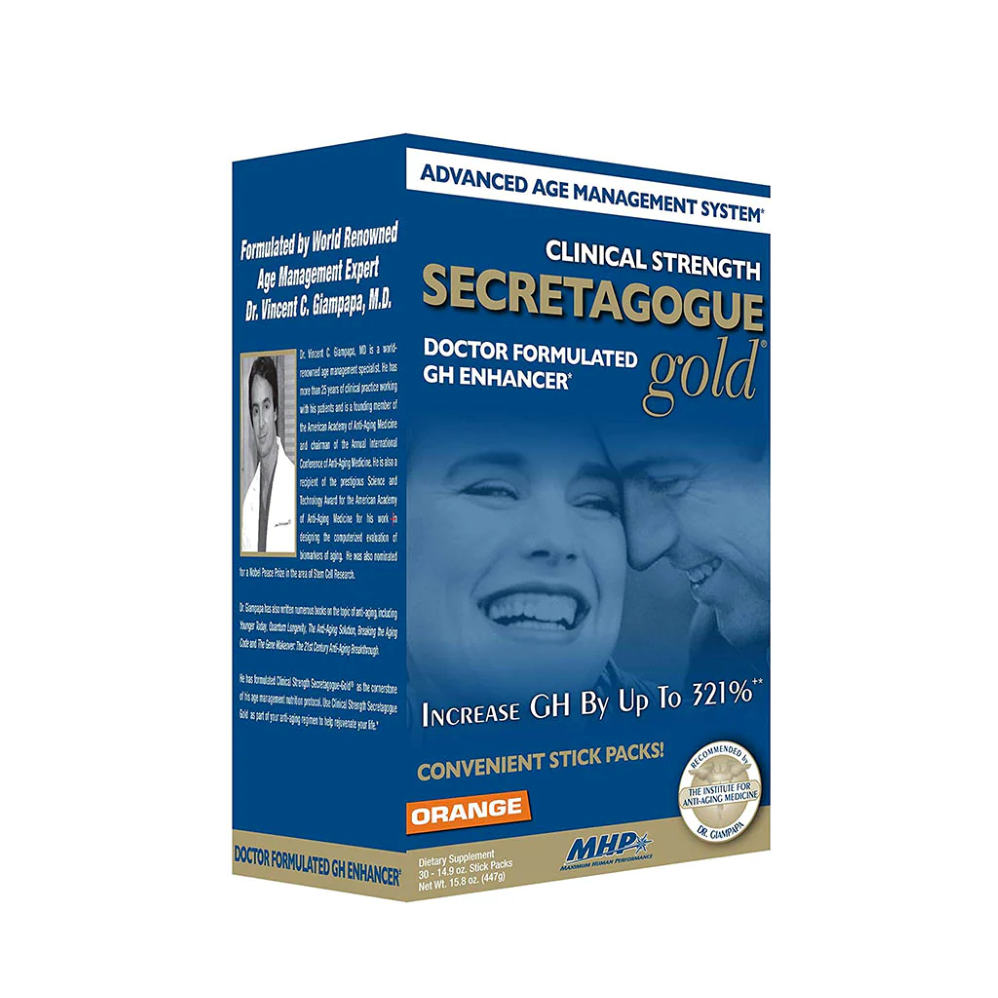 Performanta Sportiva, MHP, Clinical Strength Secretagogue Gold, 30 Plicuri