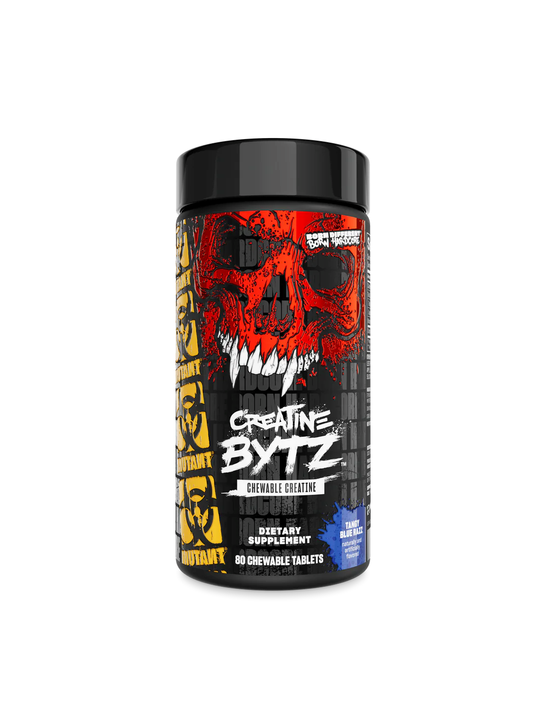 Creatina Masticabila, Mutant, Creatine Bytz, Chewable Creatine, 80 Tablete Masticabile