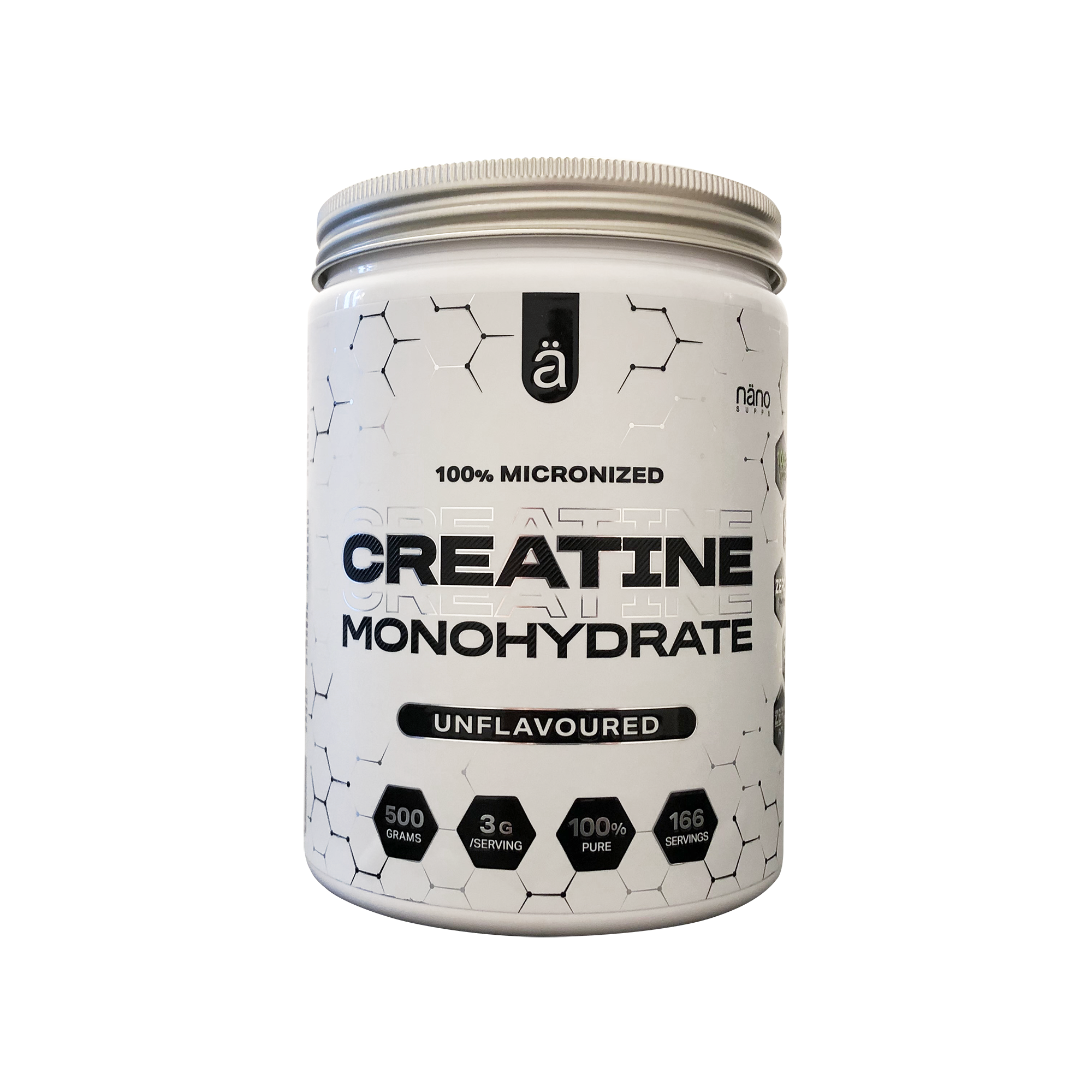 Creatina Monohidrata, Nanosupps, Creatine Monohydrate, 500g