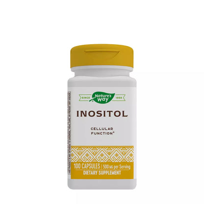 Inozitol, Natures Way, Inositol 500mg, 100 Capsule
