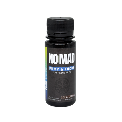 Pre-Workout Fara Cafeina Shot, Pharma Grade, NOMAD Pump & Focus Shot, 60ml