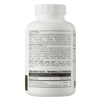 Performanta Sportiva, OstroVit, Ashwagandha, 200 Tablete