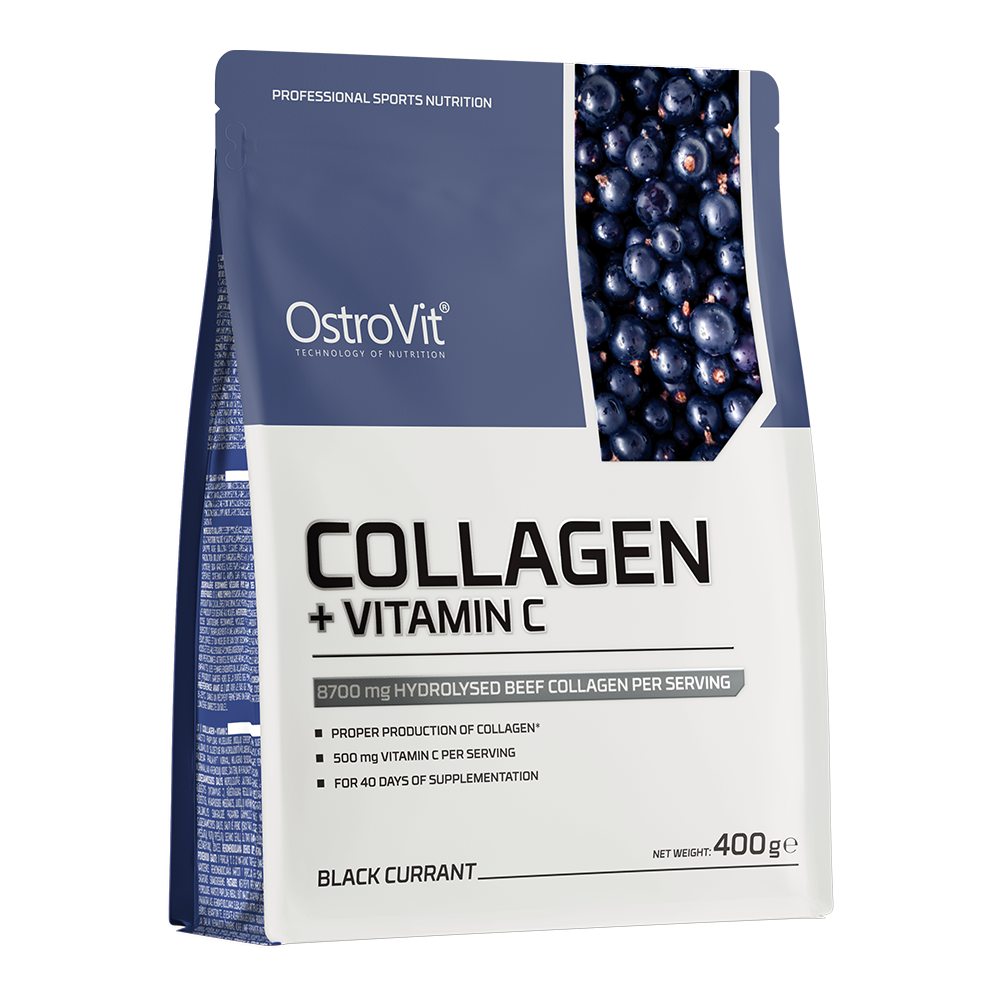 Colagen Pudra, OstroVit, Collagen + Vitamin C, 400g
