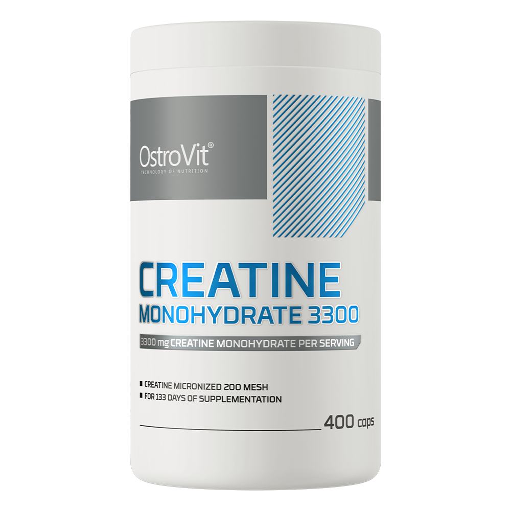 Creatina Capsule, OstroVit, Creatine Monohydrate 3300mg, 400 Capsule