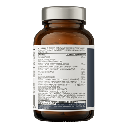 Supliment pentru Sanatatea Ficatului, OstroVit, Liver Aid, 90 Capsule