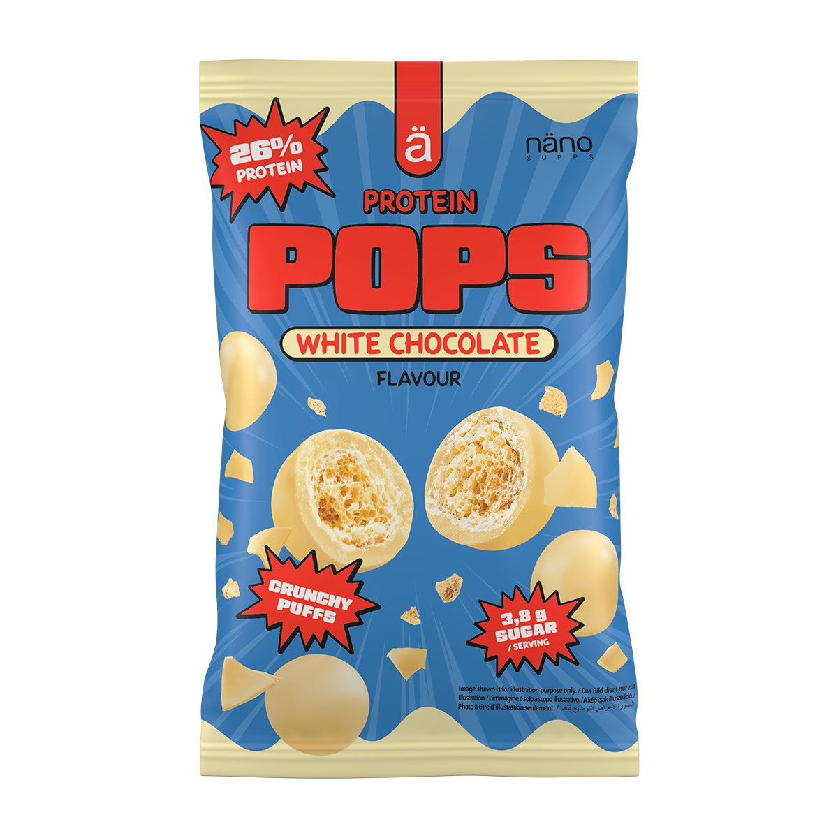 Gustare Proteica, Nanosupps, Protein Pops, 38g