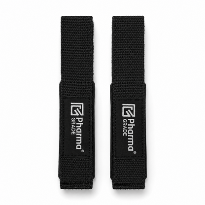 Chingi, Pharma Grade, Lifting Straps, Black & White