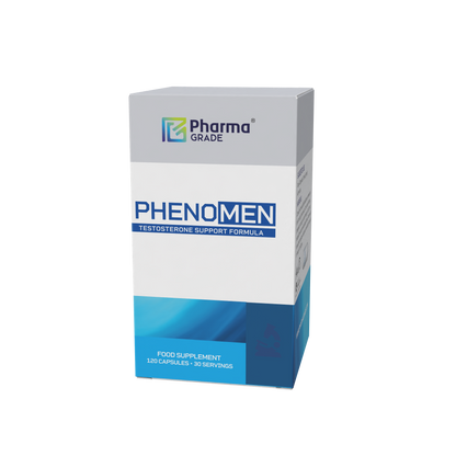 Pharma Grade PhenoMen Testosterone Support Formula 120 capsule ambalaj frontal