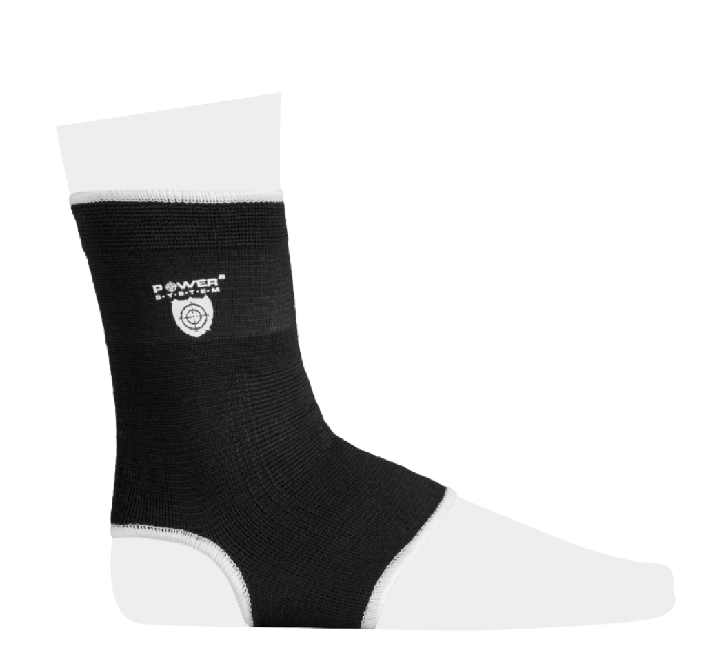 Suport Elastic pentru Glezne, Power System, Ankle Support, Black