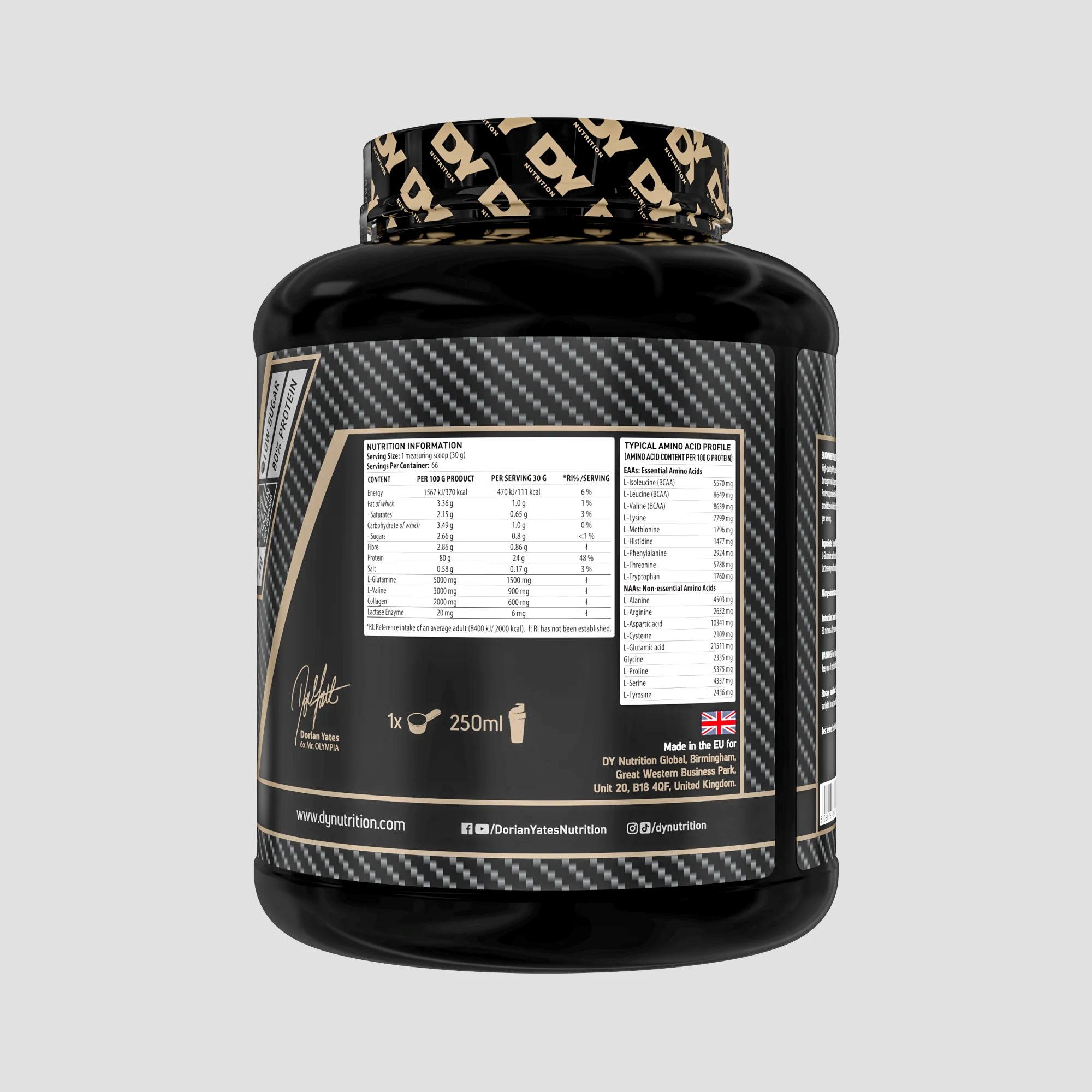 Proteina din Zer Izolata, Dorian Yates, ShadoWhey Isolate, 2000g