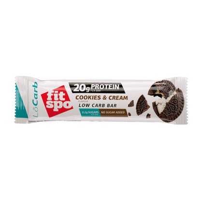 Baton Proteic, FitSpo, LoCarb Protein Bar, 60g