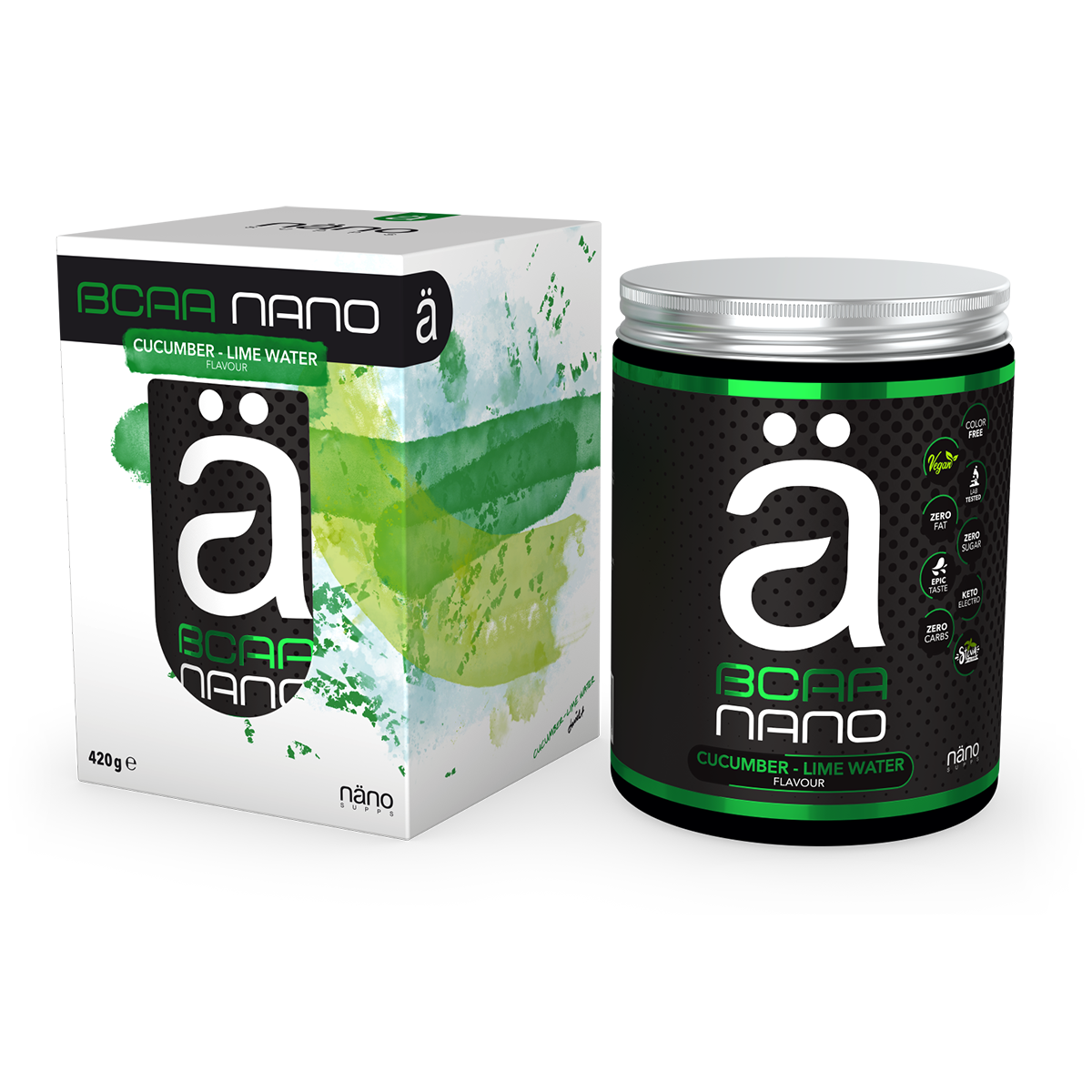 Aminoacizi BCAA, Nanosupps, BCAA Nano, 420g