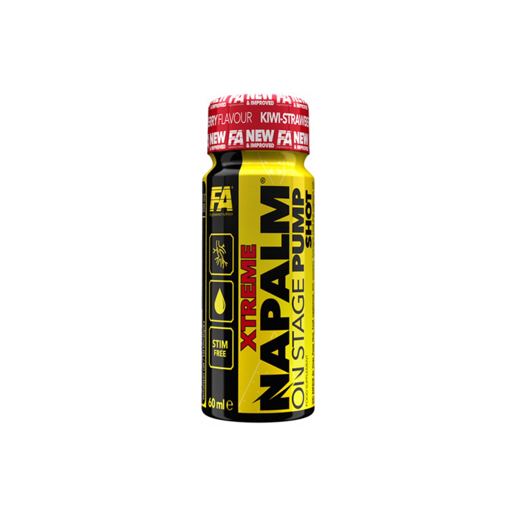Pre-Workout Shot, Fitness Authority, Xtreme Napalm, 60ml