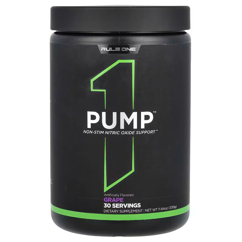 Pre-Workout fara Stimulenti, Rule One, PUMP Non-Stim Nitric Oxide Support, 330g
