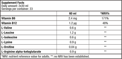 Lichid BCAA, BioTechUSA, Liquid BCAA, 1000ml
