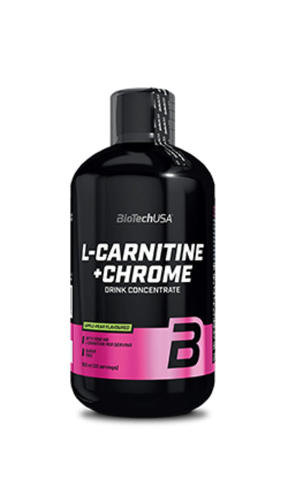 Carnitina cu crom lichida, BioTechUSA,  L-Carnitine  + Chrome,  500ml