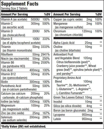 Complex Multivitamine, BioTechUSA, MultiVitamin For Men, 60 tabs