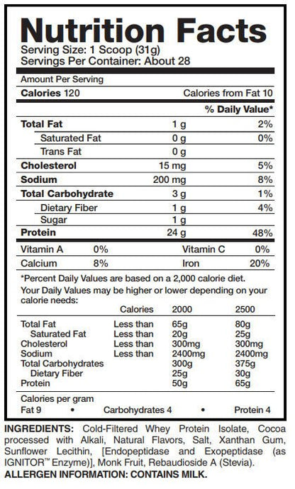 Proteina din Zer, Evogen, Isoject Naturals, 868g