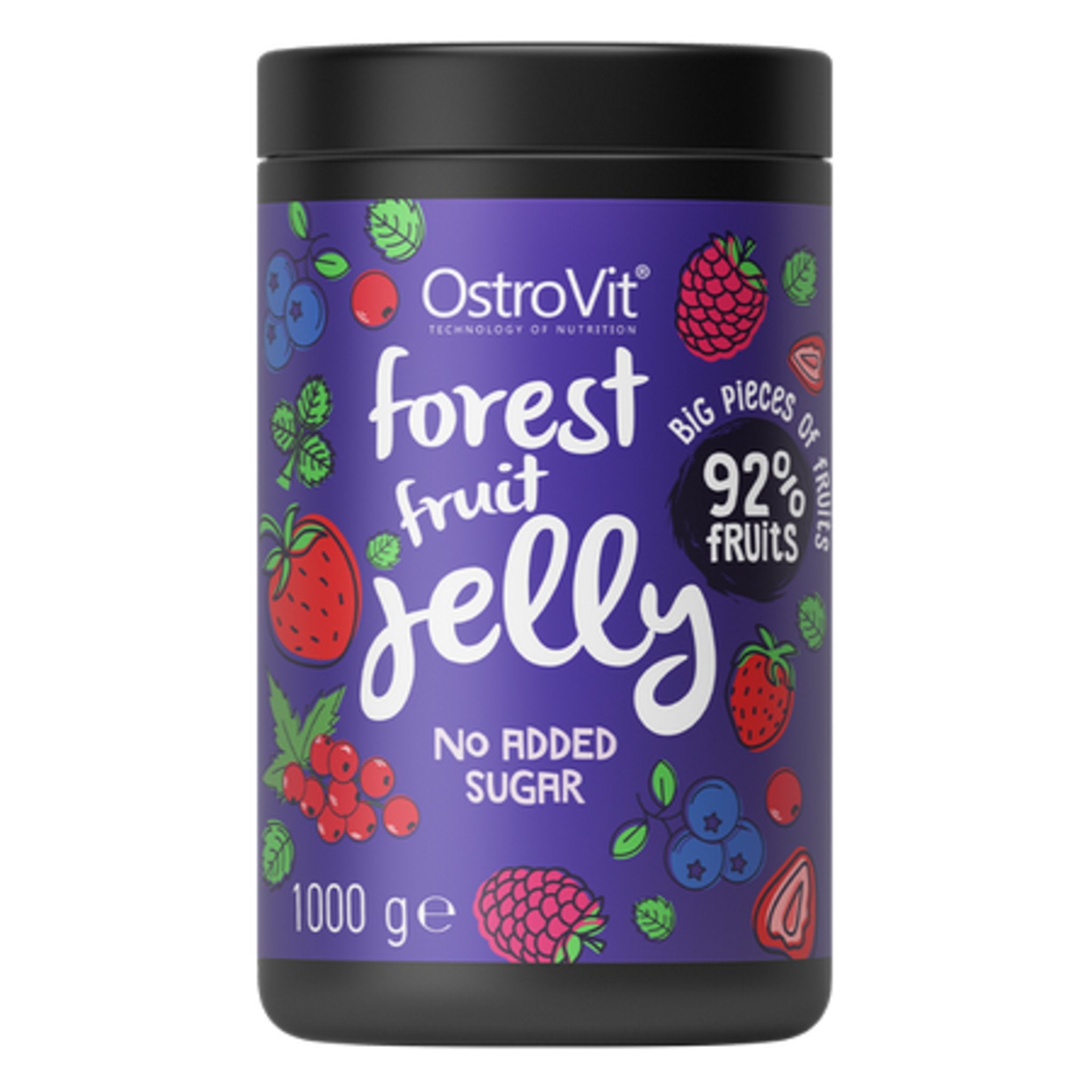 Jeleu de Fructe de Padure, OstroVit, Forest Fruit Jelly, 1000g