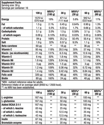 Proteina din Carne de Vita Hidrolizata, BioTechUSA, Beef Protein, 1816g