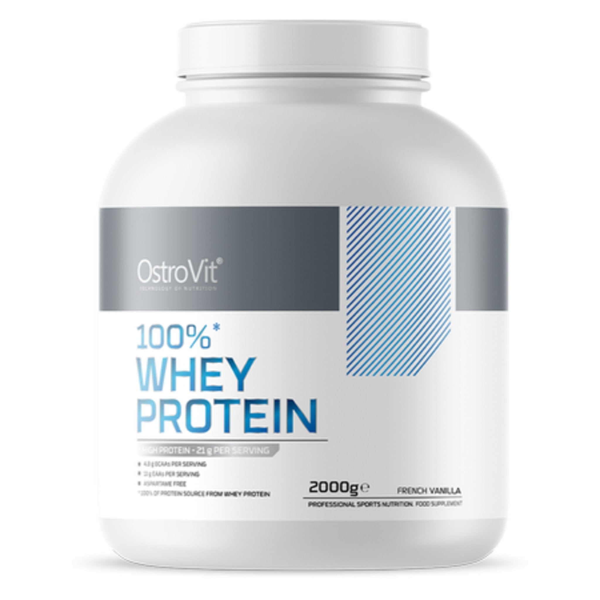 Proteina Din Zer, OstroVit, 100% Whey Protein, 2000g