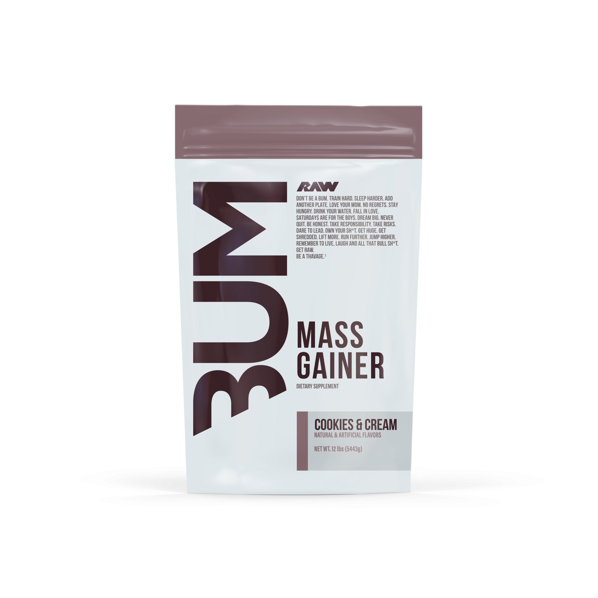 Proteina Masa Musculara, RAW Nutrition, CBUM Series, Mass Gainer, 5443g